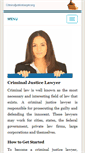 Mobile Screenshot of criminaljusticelawyer.org